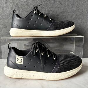 Under Armour UA Charged 24/7 Sneaker Low Black Leather/Mesh - Women's Size 9.5